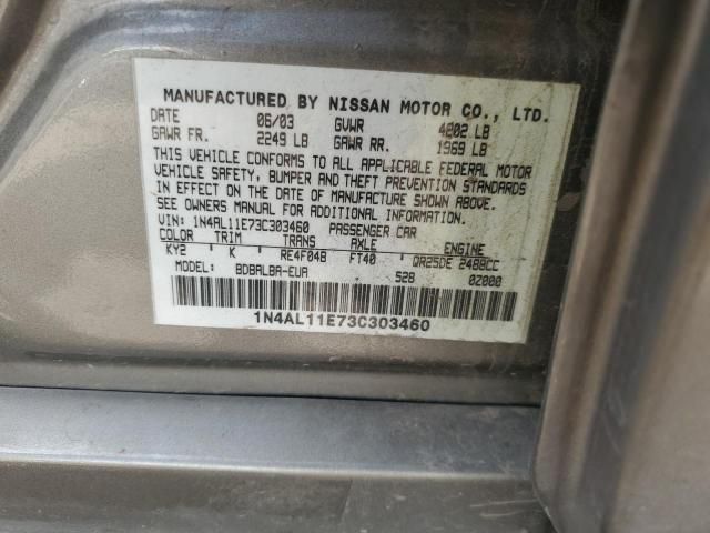 2003 Nissan Altima Base