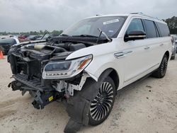 Salvage cars for sale from Copart Houston, TX: 2019 Lincoln Navigator L Select