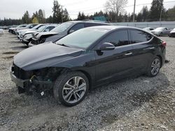 Salvage cars for sale at Graham, WA auction: 2017 Hyundai Elantra SE