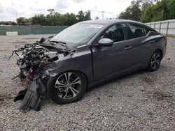 Salvage cars for sale from Copart Riverview, FL: 2022 Nissan Sentra SV