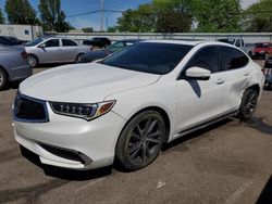 Salvage cars for sale at Moraine, OH auction: 2018 Acura TLX