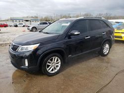 Salvage cars for sale at Louisville, KY auction: 2015 KIA Sorento LX