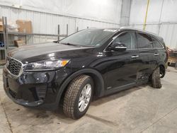 Salvage cars for sale at Milwaukee, WI auction: 2020 KIA Sorento L