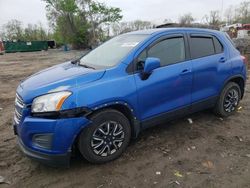 Salvage cars for sale from Copart Baltimore, MD: 2016 Chevrolet Trax LS