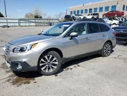 Subaru Outback 2.5i Limited salvage cars for sale: 2016 Subaru Outback 2.5I Limited
