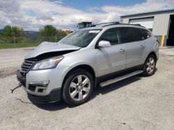 Salvage cars for sale at Chambersburg, PA auction: 2017 Chevrolet Traverse LT