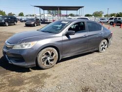 Salvage cars for sale at San Diego, CA auction: 2017 Honda Accord LX