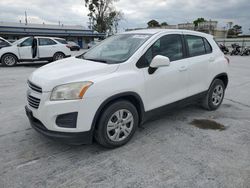 Salvage cars for sale at Tulsa, OK auction: 2015 Chevrolet Trax LS