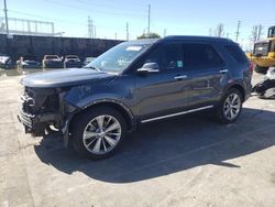 Salvage cars for sale from Copart Wilmington, CA: 2019 Ford Explorer Limited