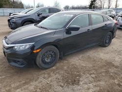 Salvage cars for sale from Copart Bowmanville, ON: 2018 Honda Civic EX