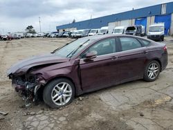 Salvage cars for sale at Woodhaven, MI auction: 2013 Ford Fusion SE