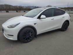 Salvage cars for sale at Assonet, MA auction: 2022 Tesla Model Y