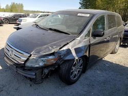 Salvage cars for sale at Arlington, WA auction: 2012 Honda Odyssey EXL