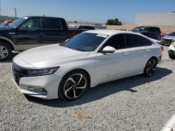 Salvage cars for sale at Mentone, CA auction: 2020 Honda Accord Sport