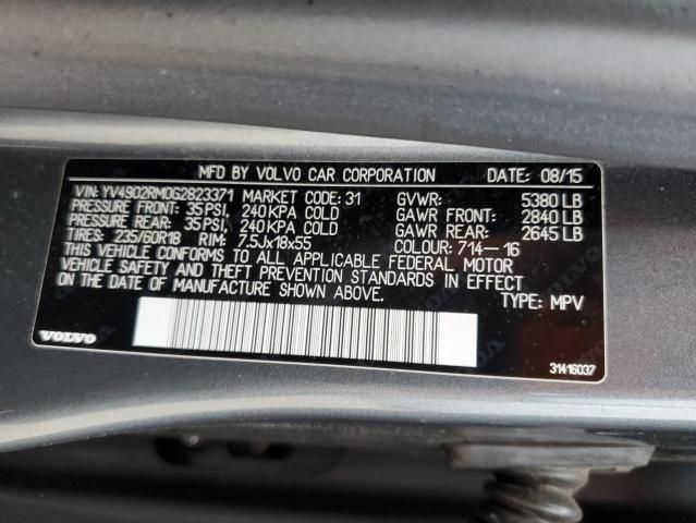 2016 Volvo XC60 T6 Platinum