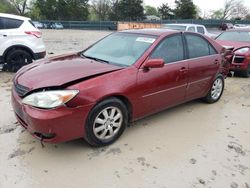 Toyota Camry salvage cars for sale: 2003 Toyota Camry LE