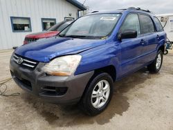 Salvage cars for sale at Pekin, IL auction: 2008 KIA Sportage EX