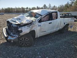 Salvage trucks for sale at Windham, ME auction: 2016 Toyota Tundra Double Cab SR/SR5