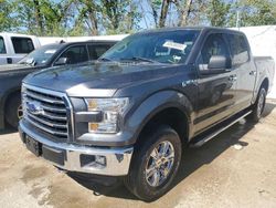 Ford salvage cars for sale: 2015 Ford F150 Supercrew