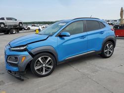 Salvage cars for sale at Grand Prairie, TX auction: 2018 Hyundai Kona Ultimate