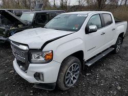 Salvage cars for sale at Marlboro, NY auction: 2021 GMC Canyon Denali