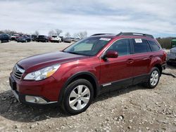 Salvage cars for sale at West Warren, MA auction: 2012 Subaru Outback 3.6R Limited