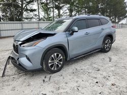 Salvage cars for sale at Loganville, GA auction: 2021 Toyota Highlander XLE