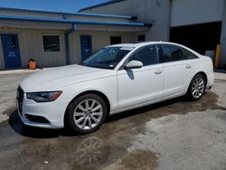 Salvage cars for sale from Copart Fort Pierce, FL: 2013 Audi A6 Premium Plus