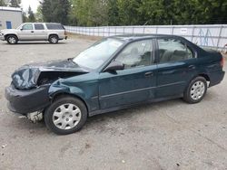 Salvage cars for sale at Arlington, WA auction: 1998 Honda Civic DX