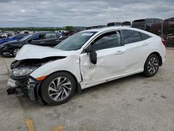 Salvage cars for sale from Copart Grand Prairie, TX: 2017 Honda Civic EX