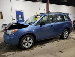 Salvage cars for sale from Copart Blaine, MN: 2015 Subaru Forester 2.5I