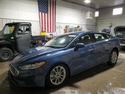 Salvage cars for sale at Des Moines, IA auction: 2019 Ford Fusion SE