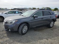 Salvage cars for sale at Sacramento, CA auction: 2018 Subaru Outback 2.5I Premium