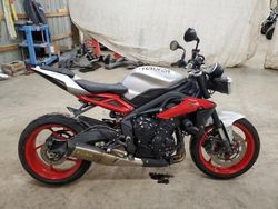 Salvage cars for sale from Copart East Bethel, MN: 2015 Triumph Street Triple R