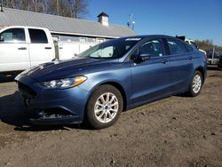 Salvage cars for sale from Copart East Granby, CT: 2018 Ford Fusion S