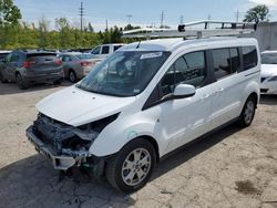 Salvage cars for sale at Bridgeton, MO auction: 2017 Ford Transit Connect Titanium