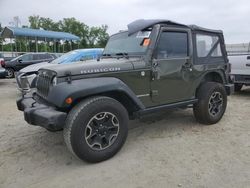 Salvage cars for sale at Spartanburg, SC auction: 2015 Jeep Wrangler Rubicon