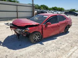 Salvage cars for sale at New Braunfels, TX auction: 2024 Toyota Camry SE Night Shade