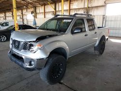 Nissan Frontier salvage cars for sale: 2005 Nissan Frontier Crew Cab LE