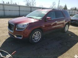 Salvage cars for sale at Lansing, MI auction: 2016 GMC Acadia SLT-1