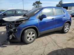 Salvage cars for sale from Copart Woodhaven, MI: 2017 Chevrolet Trax LS