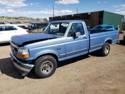 Salvage cars for sale from Copart Colorado Springs, CO: 1993 Ford F150