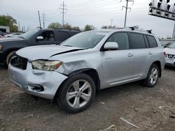 Salvage cars for sale from Copart Columbus, OH: 2008 Toyota Highlander Limited