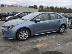 Salvage cars for sale at Exeter, RI auction: 2022 Toyota Corolla LE