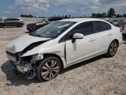 Vehiculos salvage en venta de Copart Houston, TX: 2015 Honda Civic LX