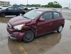 Salvage cars for sale at Wilmer, TX auction: 2018 Mitsubishi Mirage ES