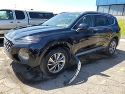 Salvage cars for sale at Woodhaven, MI auction: 2019 Hyundai Santa FE SEL