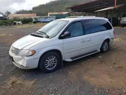 Chrysler salvage cars for sale: 2001 Chrysler Town & Country Limited