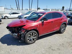 Salvage cars for sale from Copart Van Nuys, CA: 2017 Lexus NX 200T Base