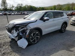 Salvage cars for sale at Grantville, PA auction: 2022 Mitsubishi Outlander SE